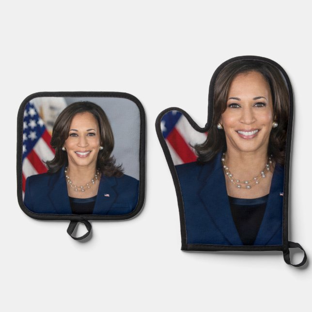 Set De Manoplas Kamala Harris (Anverso)