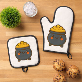 Set De Manoplas Kawaii Pot of Gold