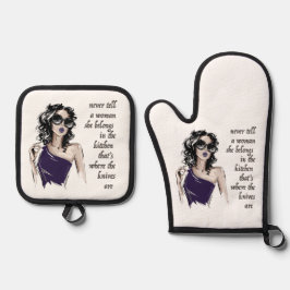 Set De Manoplas Kitchen Knives pertenece