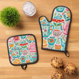 Set De Manoplas Kitschy Kitchen Design