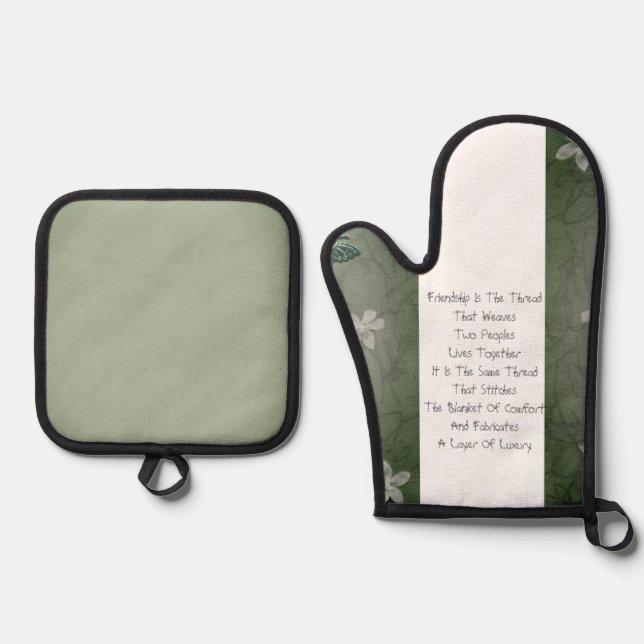 Set De Manoplas La Amistad Es El Hilo (Anverso)