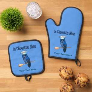 Set De Manoplas La Chouette Bleue Cafe