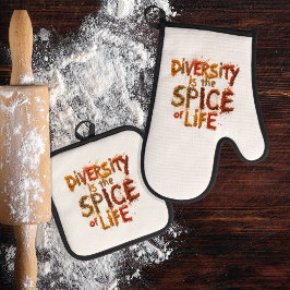 Set De Manoplas La diversidad es la sal de la vida - Espacio segur