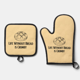 Set De Manoplas La vida sin pan se desmorona