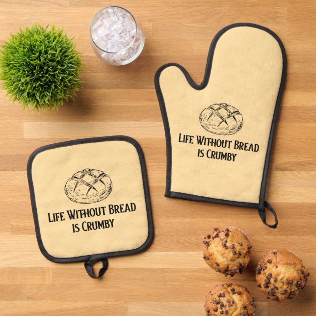 Set De Manoplas La vida sin pan se desmorona (De arriba hacia abajo)