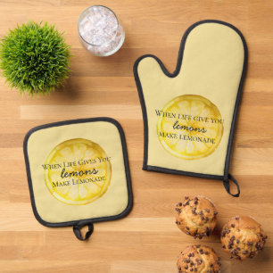 Set De Manoplas La vida te da una cita de Lemons