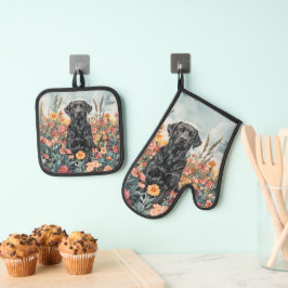 Set De Manoplas Laboratorio negro