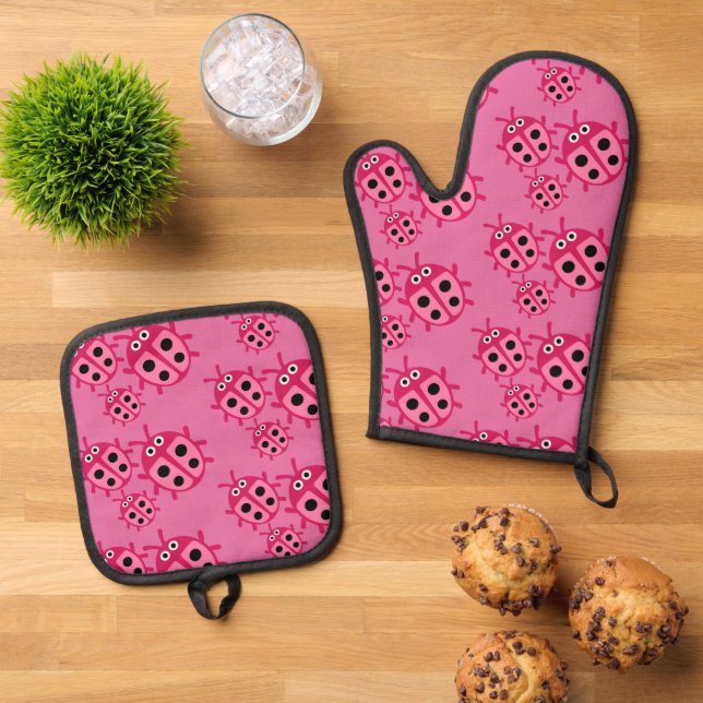 Set De Manoplas ladybird y Ladybug (De arriba hacia abajo)