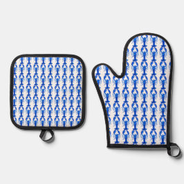 Set De Manoplas Langosta Azul