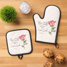 Set De Manoplas Las escrituras permanezcan y sepan que soy Dios fl