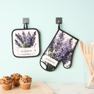 Set De Manoplas Lavanda con color de agua personalizada