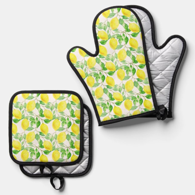 Set De Manoplas Lemon (Anverso/Reverso)