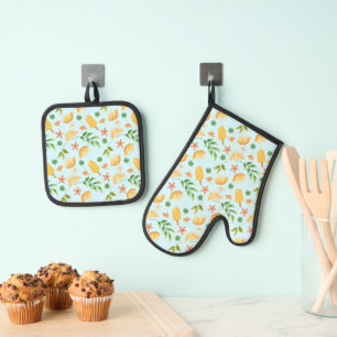 Set De Manoplas Lemones acuarelas y popsicles