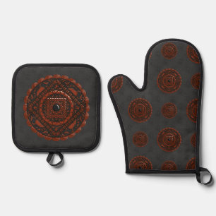 Set De Manoplas Leo Mandala