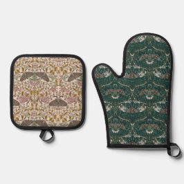 Set De Manoplas Leopard Moth and Honeysuckle Botanage