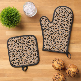Set De Manoplas Leopardo Print, Leopard Spots, Brown Leopard
