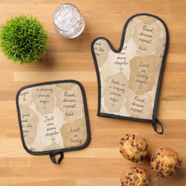 Set De Manoplas Libros mágicos de crema inspiradores