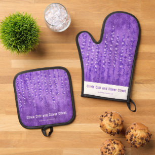 Set De Manoplas Lilac Lupines