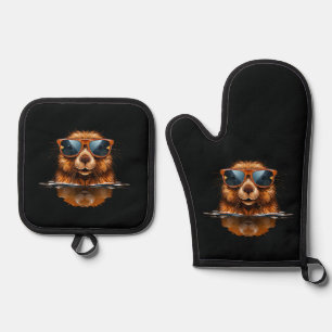 Set De Manoplas Lindos Animales de Gafas de Sol para Disfraz de Ca
