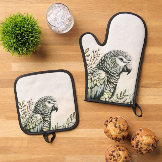 Set De Manoplas Loro de estilo (De arriba hacia abajo)