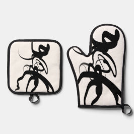 Set De Manoplas Los buzos: Resumen en blanco y negro