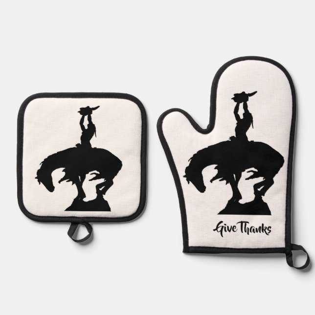 Set De Manoplas Los nativos estadounidenses dan gracias (Anverso)