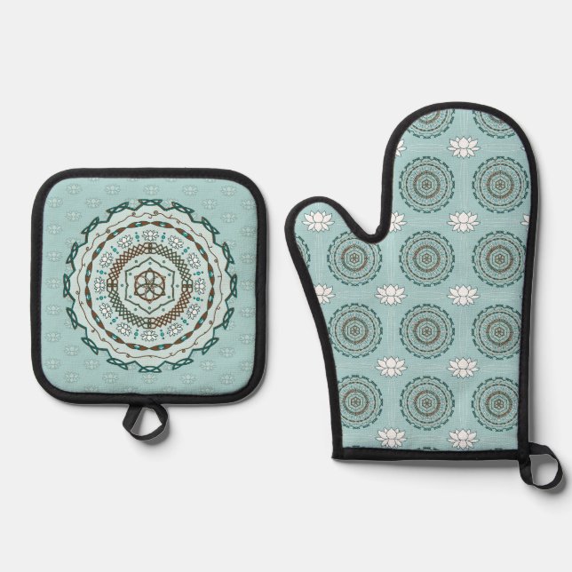 Set De Manoplas Lotus Weave (Anverso)