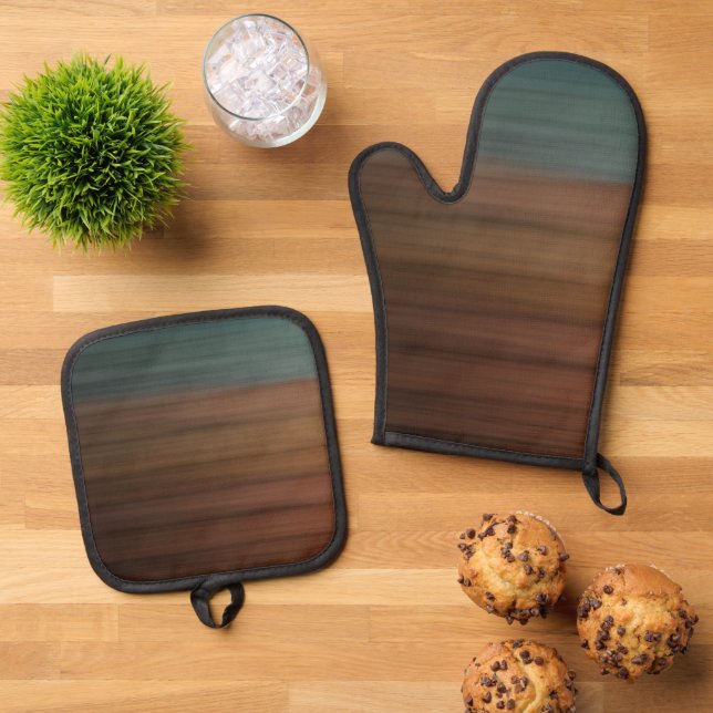 Set De Manoplas Madera de imitación del desierto pintado del suroe (De arriba hacia abajo)