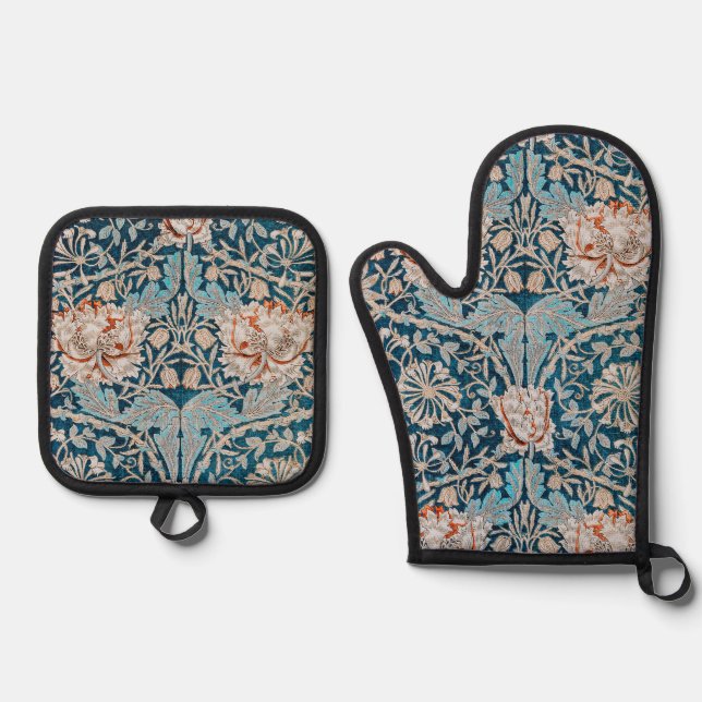 Set De Manoplas Madreselva, William Morris (Anverso)