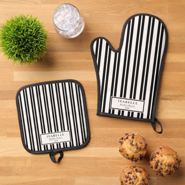 Set De Manoplas Maestro de Cocina (De arriba hacia abajo)