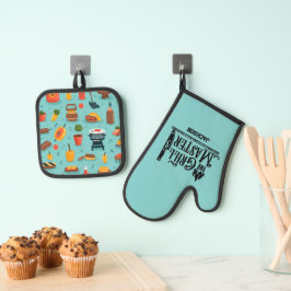 Set De Manoplas Maestro de la Parrilla