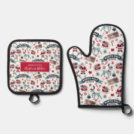 Set De Manoplas Mágica del Polo Norte - Festividad Santa