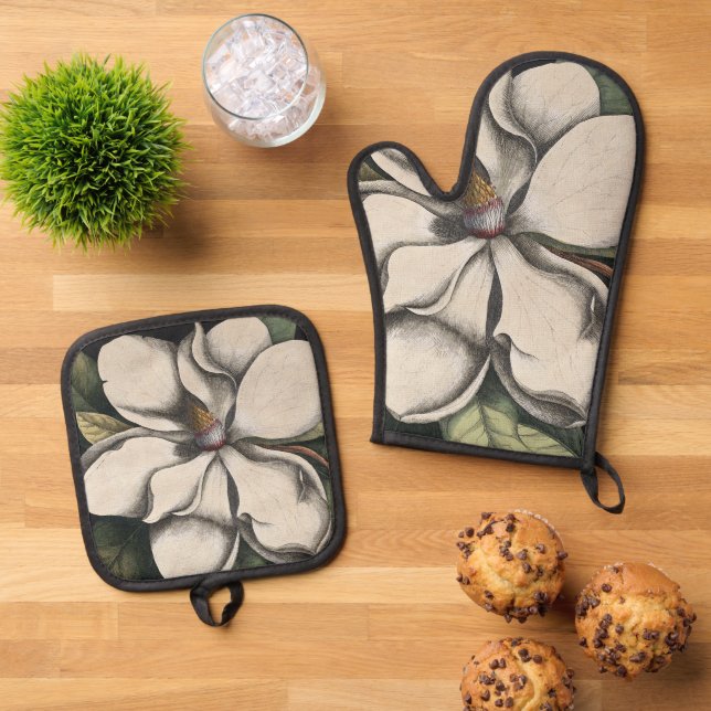 Set De Manoplas Magnolia Vintage  (De arriba hacia abajo)