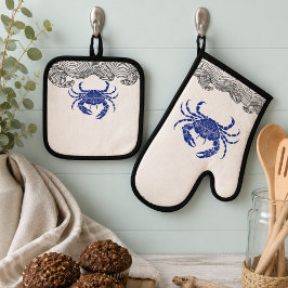 Set De Manoplas Mandala Crab