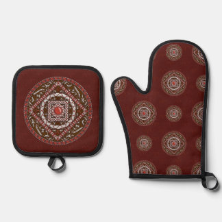 Set De Manoplas Mandala de Aries