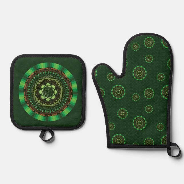 Set De Manoplas Mandala terrestre (Anverso)