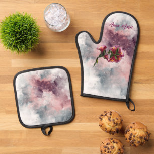 Set De Manoplas Mando de horno y soporte para olla