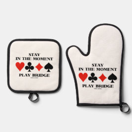 Set De Manoplas Mantente En El Momento Jugar Puente Cuatro Trajes 