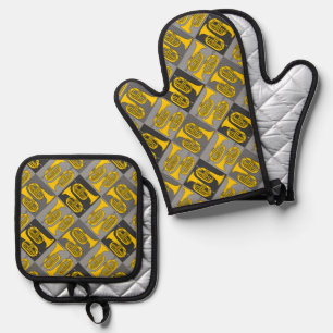 Set De Manoplas Marchando Baritone Crosshatch