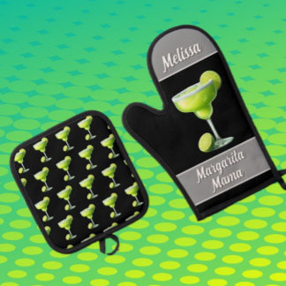 Set De Manoplas ¡Margarita mamá! Personalizado de regalo divertido