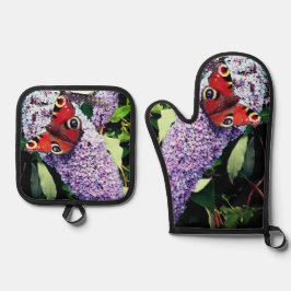 Set De Manoplas Mariposa roja