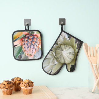 Set De Manoplas Maui Protea & Pineapple Hot Pads