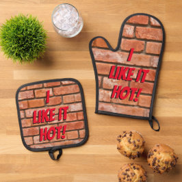 Set De Manoplas "¡Me Gusta Caliente!"