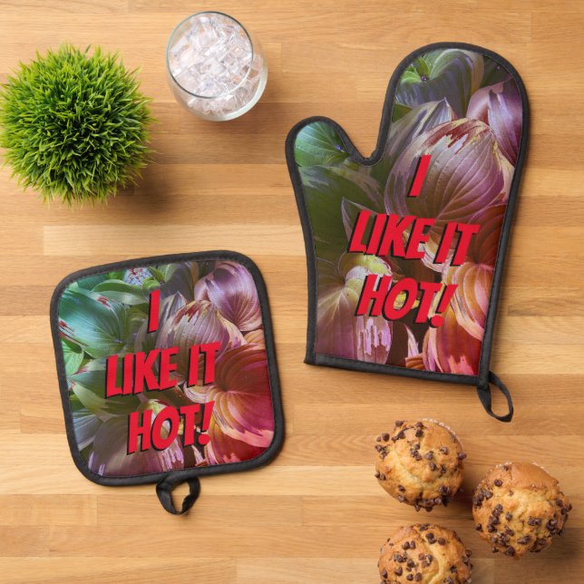 Set De Manoplas "¡Me Gusta Caliente!" (De arriba hacia abajo)