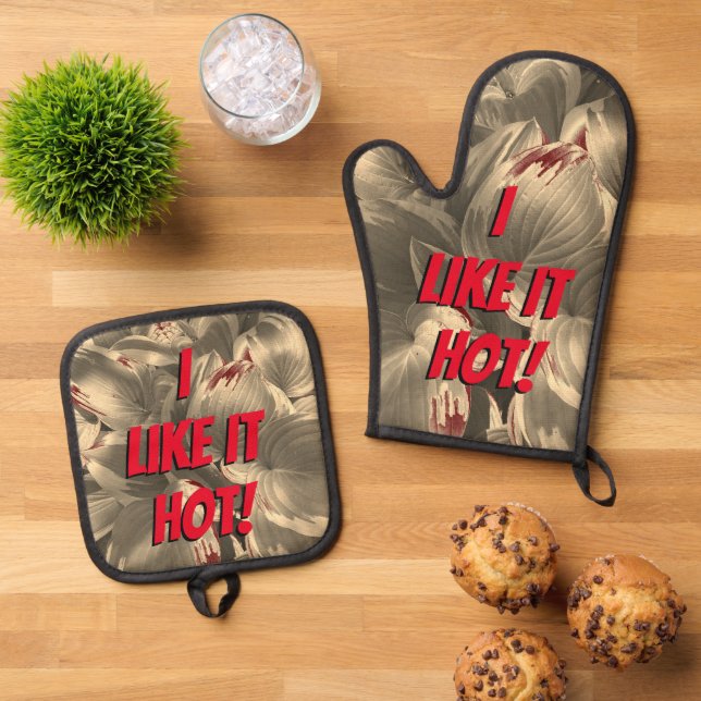 Set De Manoplas "¡Me Gusta Caliente!" (De arriba hacia abajo)