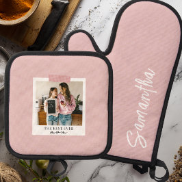 Set De Manoplas Mejor foto de mamá personalizada