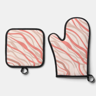 Set De Manoplas Mejor protección contra el calor de color sólido p