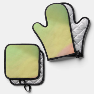 Set De Manoplas Mejor protección contra el calor de color sólido p