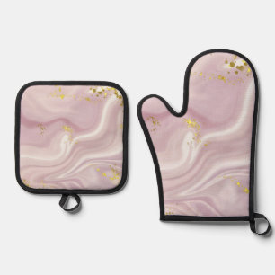 Set De Manoplas Mejor protección contra el calor de color sólido p