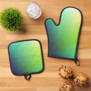 Set De Manoplas Mejor protección contra el calor de color sólido p
